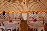 image of yurt wedding