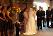 image of wedding ceremony at Old Orchard Inn