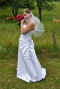 Image of bride posing 